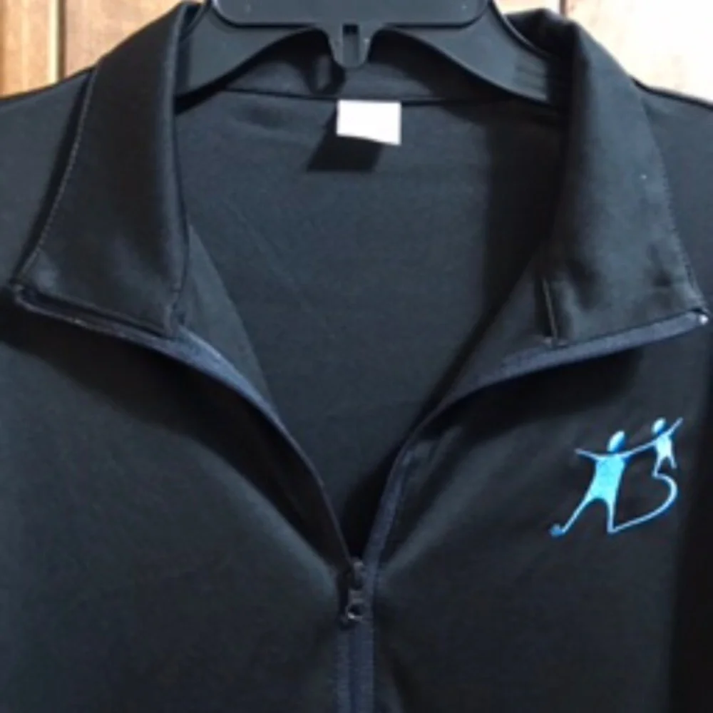Womens Zip Long Sleeve Shirt - Picture 4 of 5